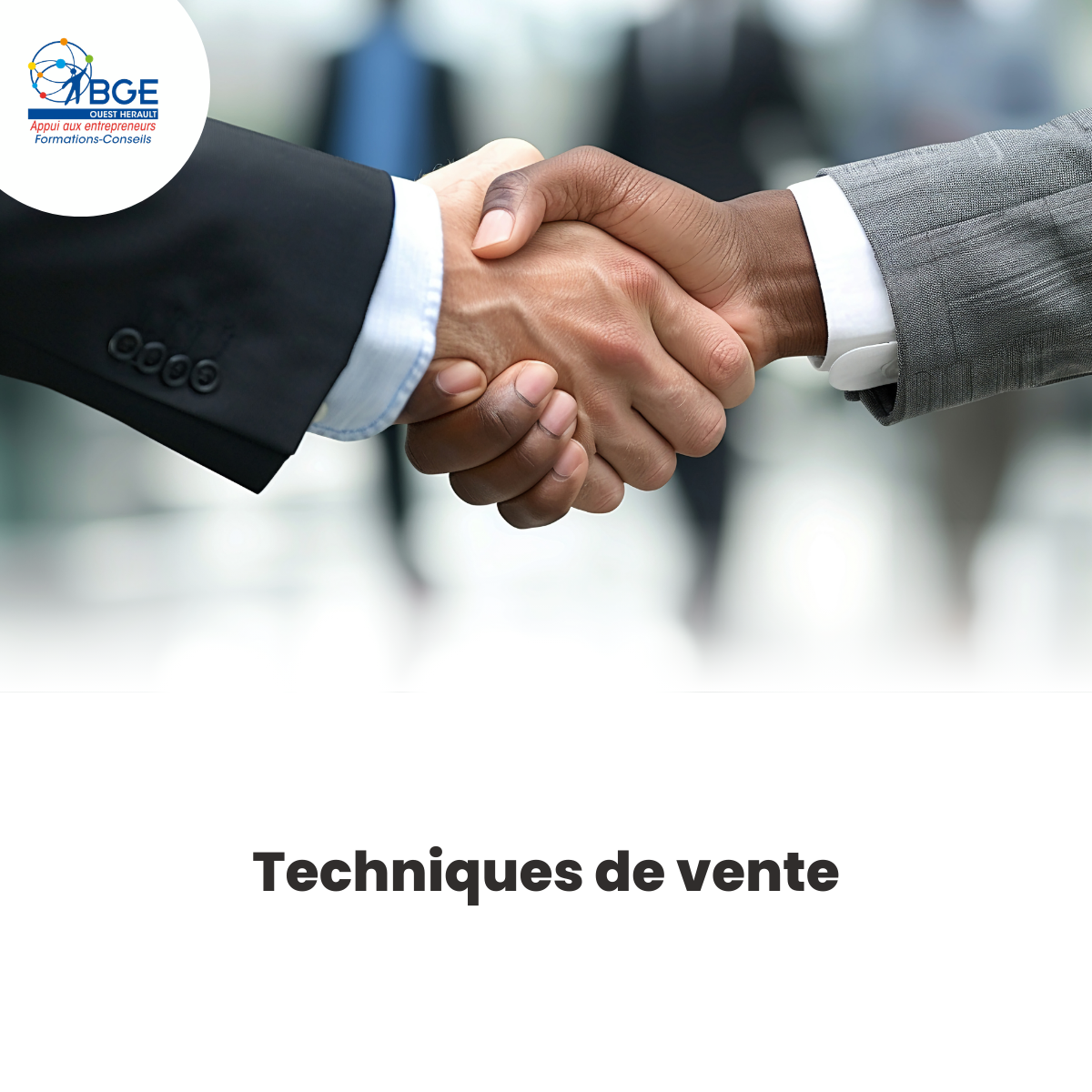 Techniques de vente, formation pole développement BGE